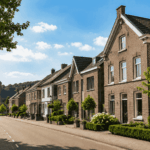 Een straat foto van een dorpje uit Limburg
